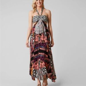 Anthropologie Floral Maxi Dress